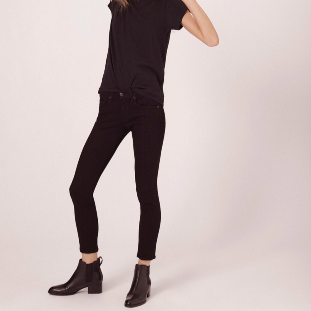 Rag & Bone Black Skinny Jeans